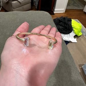 Kendra Scott cuff with iridescent side jewels